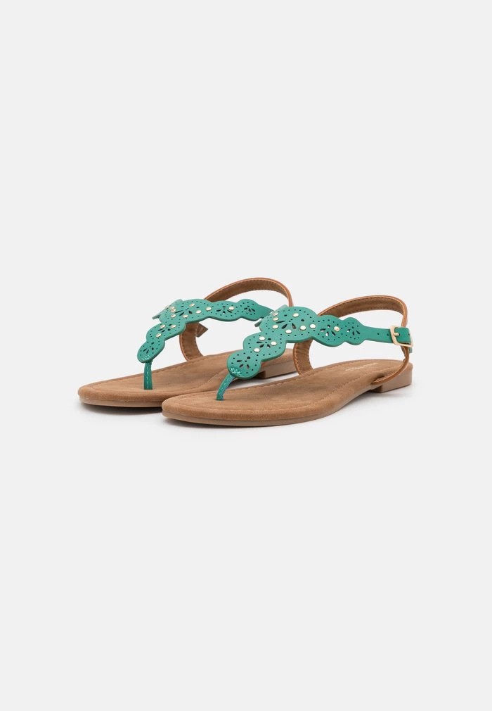 Sandale ANNA FIELD Anna Field T-bar Sandals Turquoise Femme | VGD-7945614